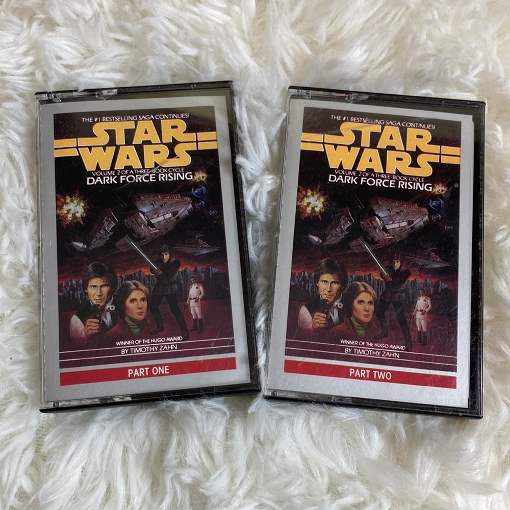 Star Wars-Dark Force Rising-Audio Cassettes Tape-Part One & Two-1992-Bantam-90s